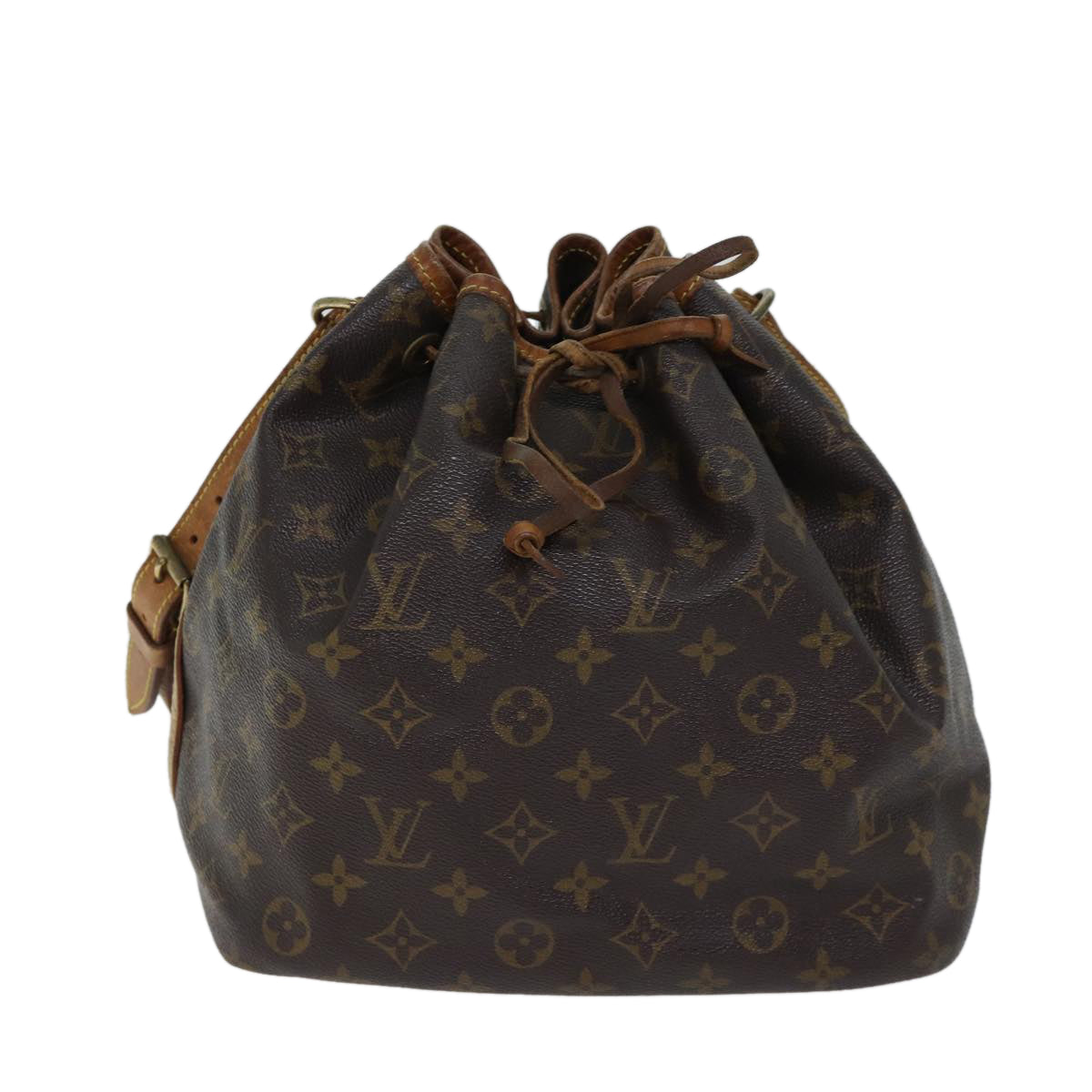 LOUIS VUITTON Monogram Petit Noe Shoulder Bag M42226 LV Auth 69375