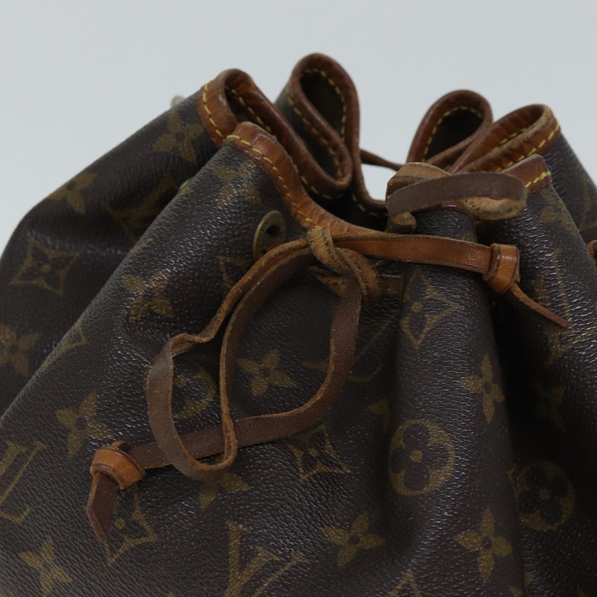 LOUIS VUITTON Monogram Petit Noe Shoulder Bag M42226 LV Auth 69375