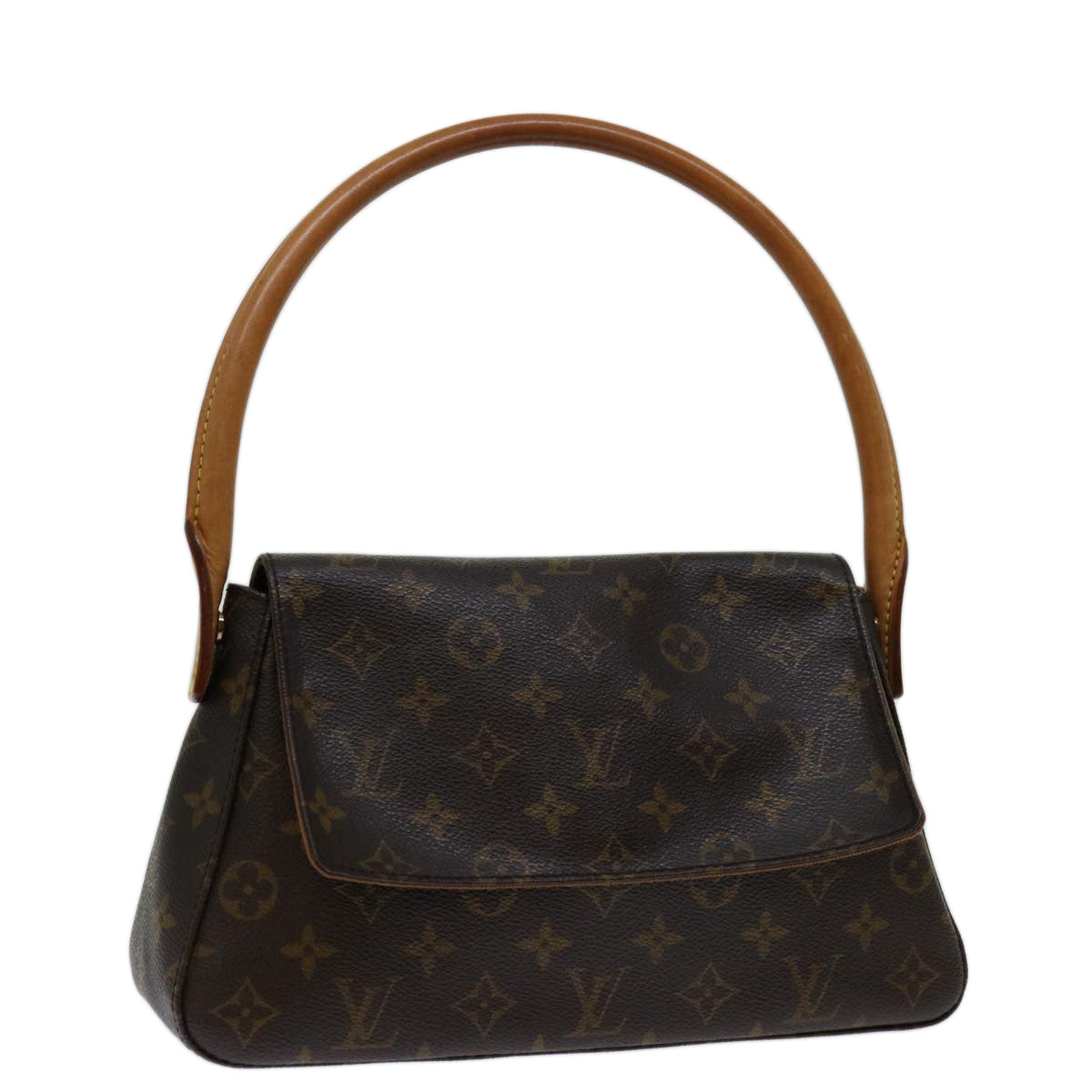 LOUIS VUITTON Monogram Mini Looping Shoulder Bag M51147 LV Auth 69389