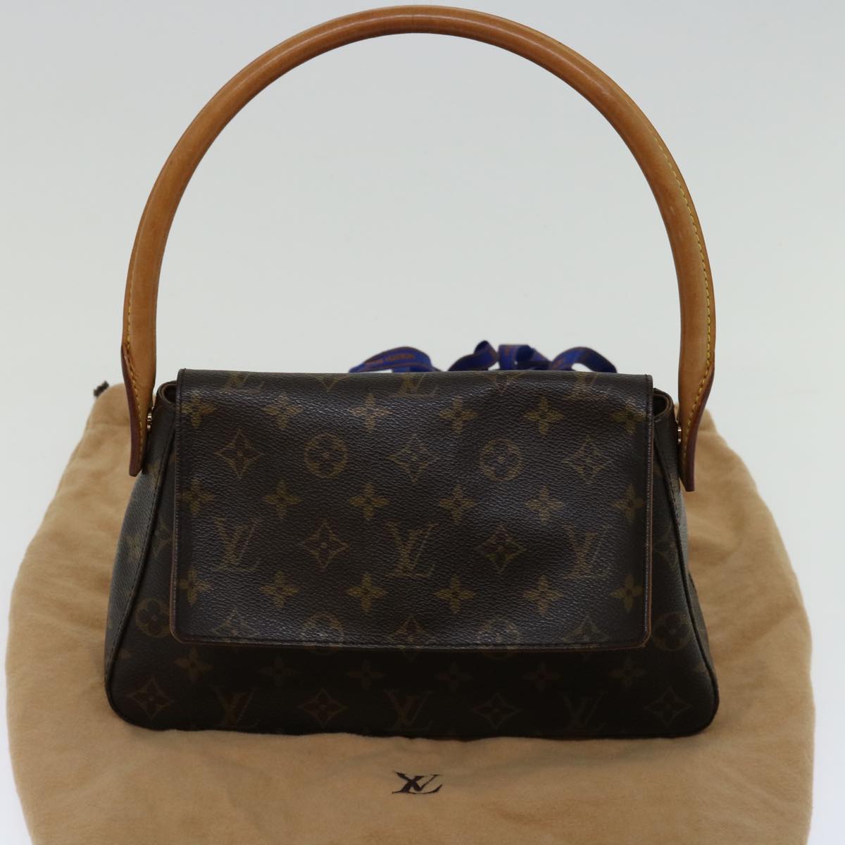 LOUIS VUITTON Monogram Mini Looping Shoulder Bag M51147 LV Auth 69389