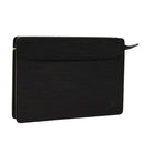 LOUIS VUITTON Epi Pochette Homme Clutch Bag Black M52522 LV Auth 69397-1
