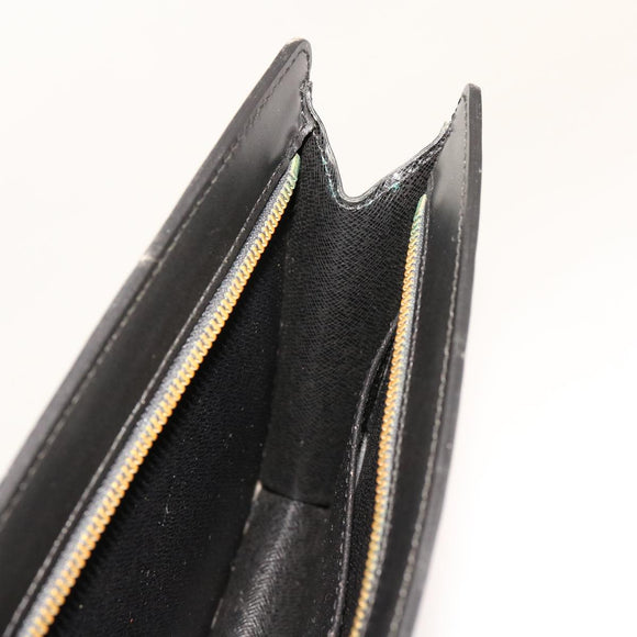 LOUIS VUITTON Epi Pochette Homme Clutch Bag Black M52522 LV Auth 69397