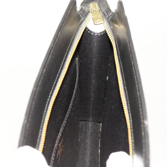 LOUIS VUITTON Epi Pochette Homme Clutch Bag Black M52522 LV Auth 69397