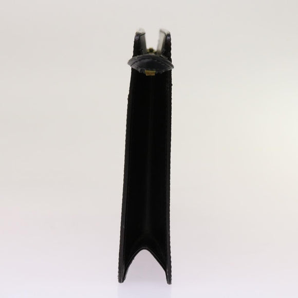 LOUIS VUITTON Epi Pochette Homme Clutch Bag Black M52522 LV Auth 69397