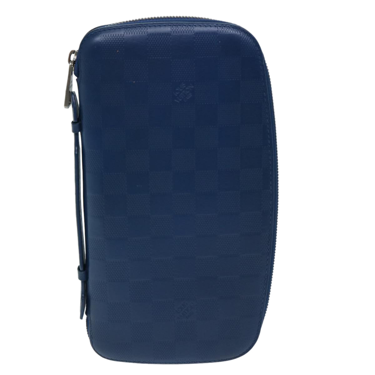 LOUIS VUITTON Damier Infini Organizer Atholl Bag Blue Neptune N41396 Auth 69401