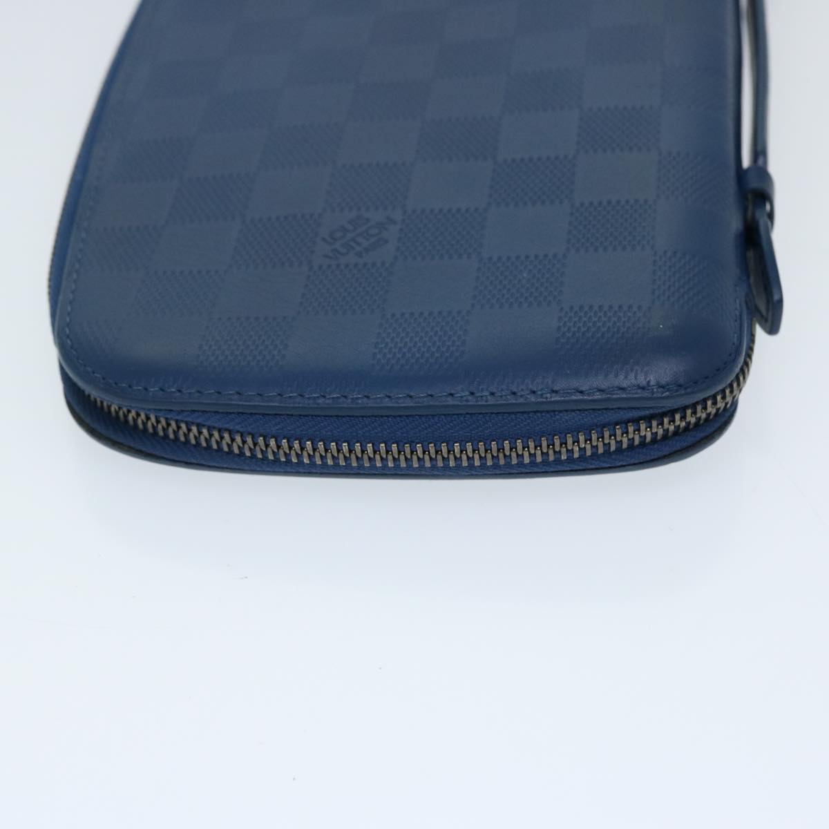 LOUIS VUITTON Damier Infini Organizer Atholl Bag Blue Neptune N41396 Auth 69401