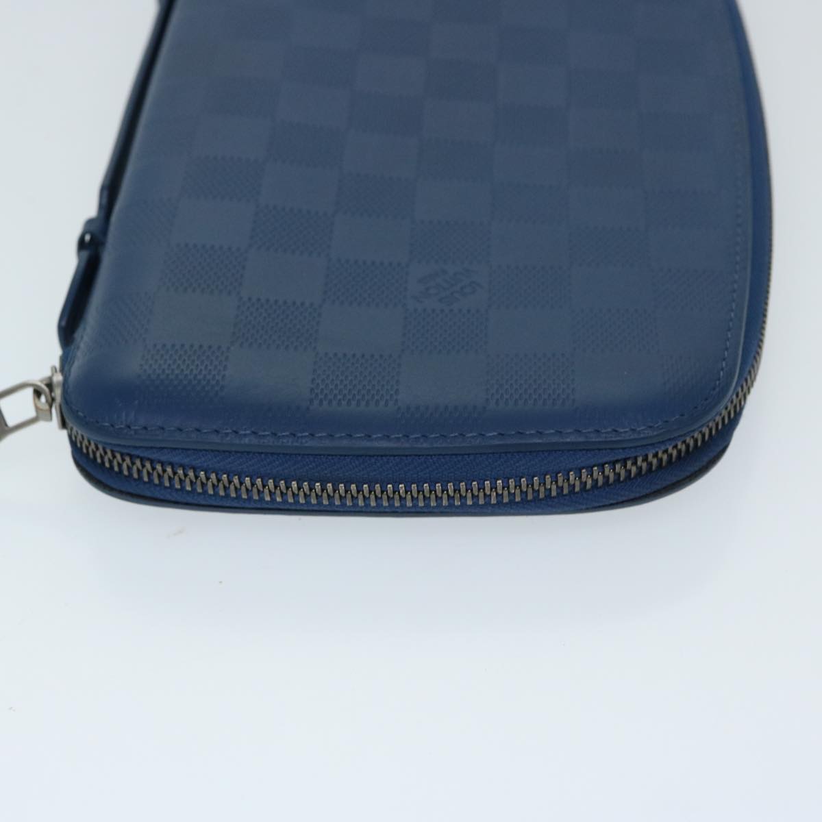 LOUIS VUITTON Damier Infini Organizer Atholl Bag Blue Neptune N41396 Auth 69401