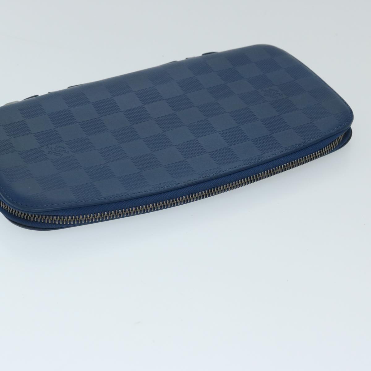 LOUIS VUITTON Damier Infini Organizer Atholl Bag Blue Neptune N41396 Auth 69401