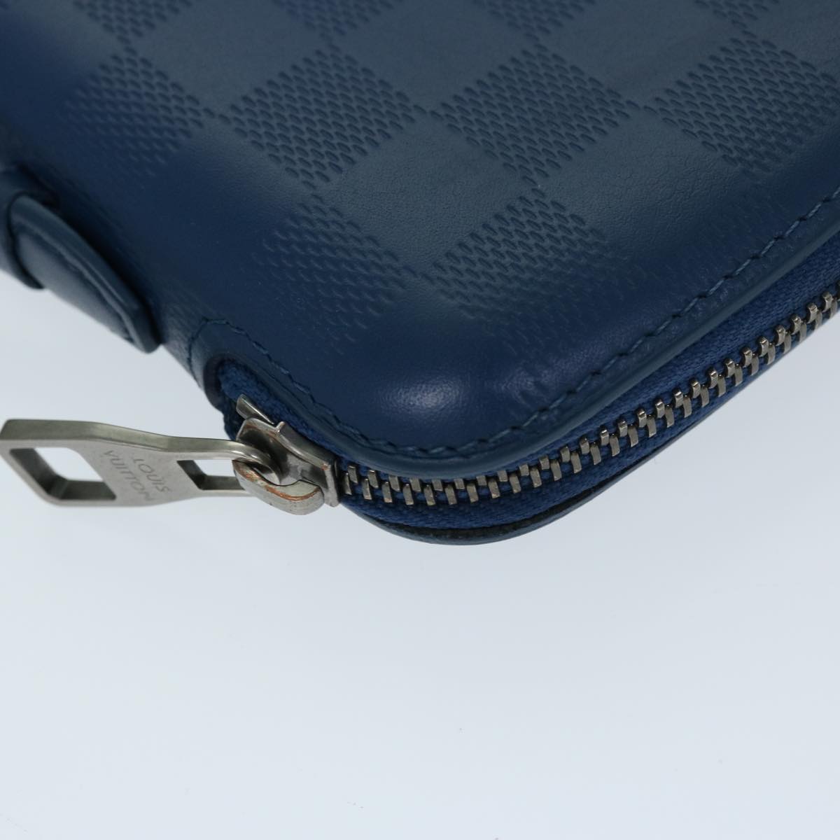 LOUIS VUITTON Damier Infini Organizer Atholl Bag Blue Neptune N41396 Auth 69401