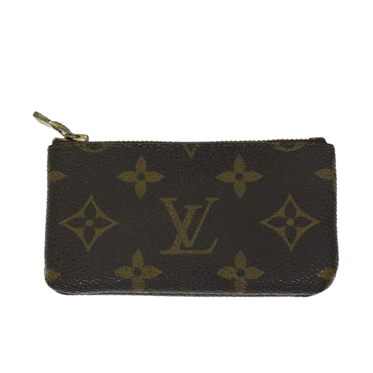 LOUIS VUITTON Monogram Pochette Cles Coin Purse M62650 LV Auth 69413