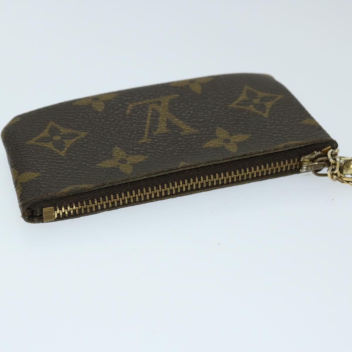 LOUIS VUITTON Monogram Pochette Cles Coin Purse M62650 LV Auth 69413