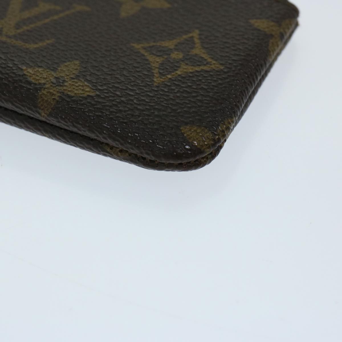 LOUIS VUITTON Monogram Pochette Cles Coin Purse M62650 LV Auth 69413