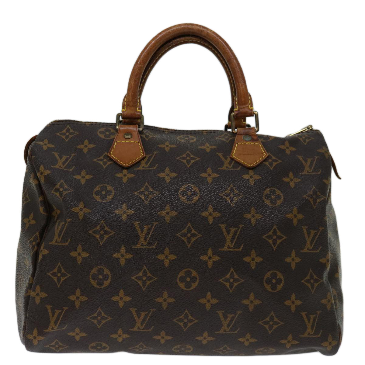 LOUIS VUITTON Monogram Speedy 30 Hand Bag M41526 LV Auth 69424