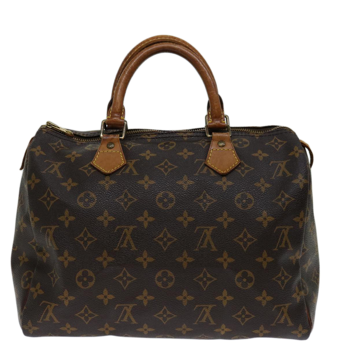 LOUIS VUITTON Monogram Speedy 30 Hand Bag M41526 LV Auth 69424