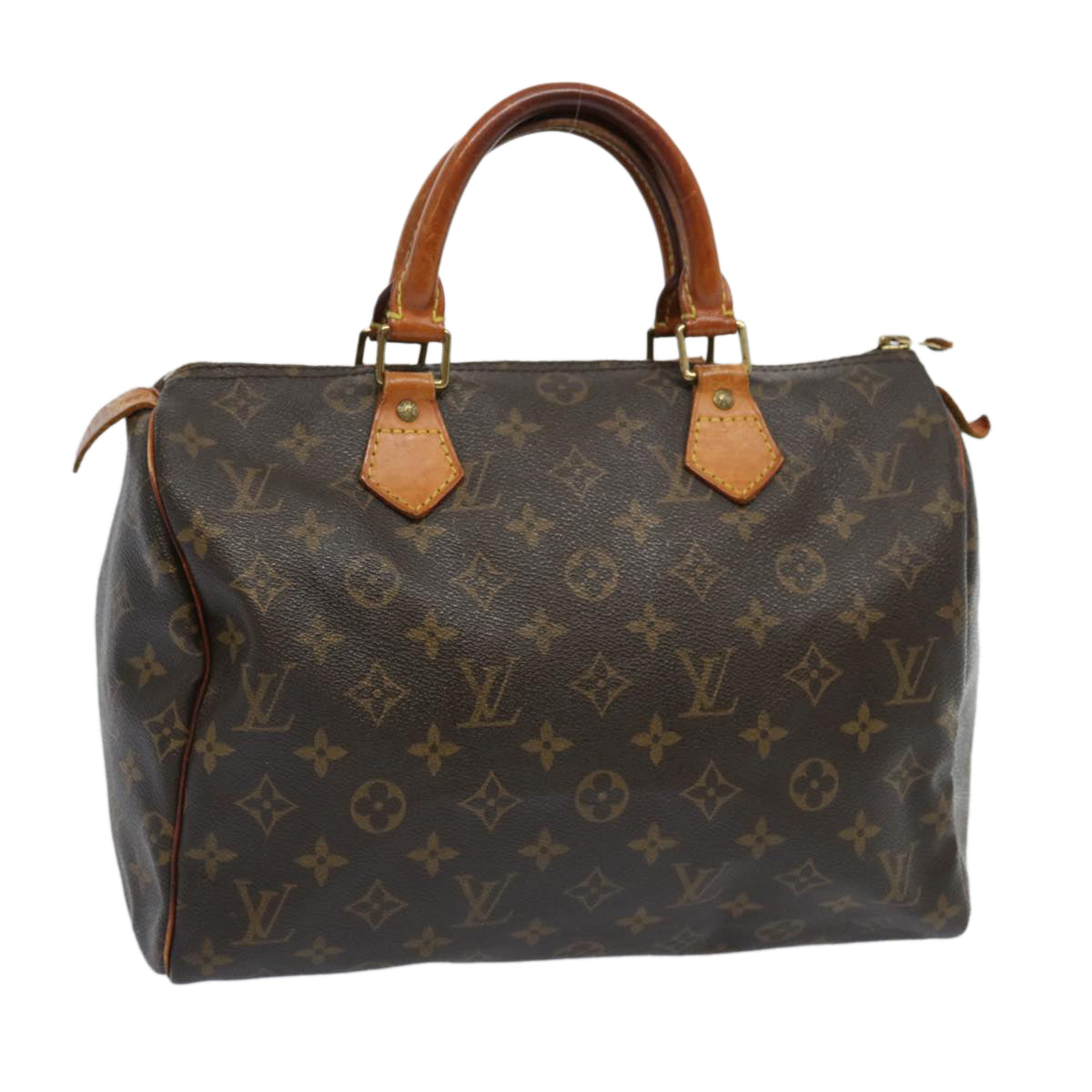 LOUIS VUITTON Monogram Speedy 30 Hand Bag M41526 LV Auth 69425