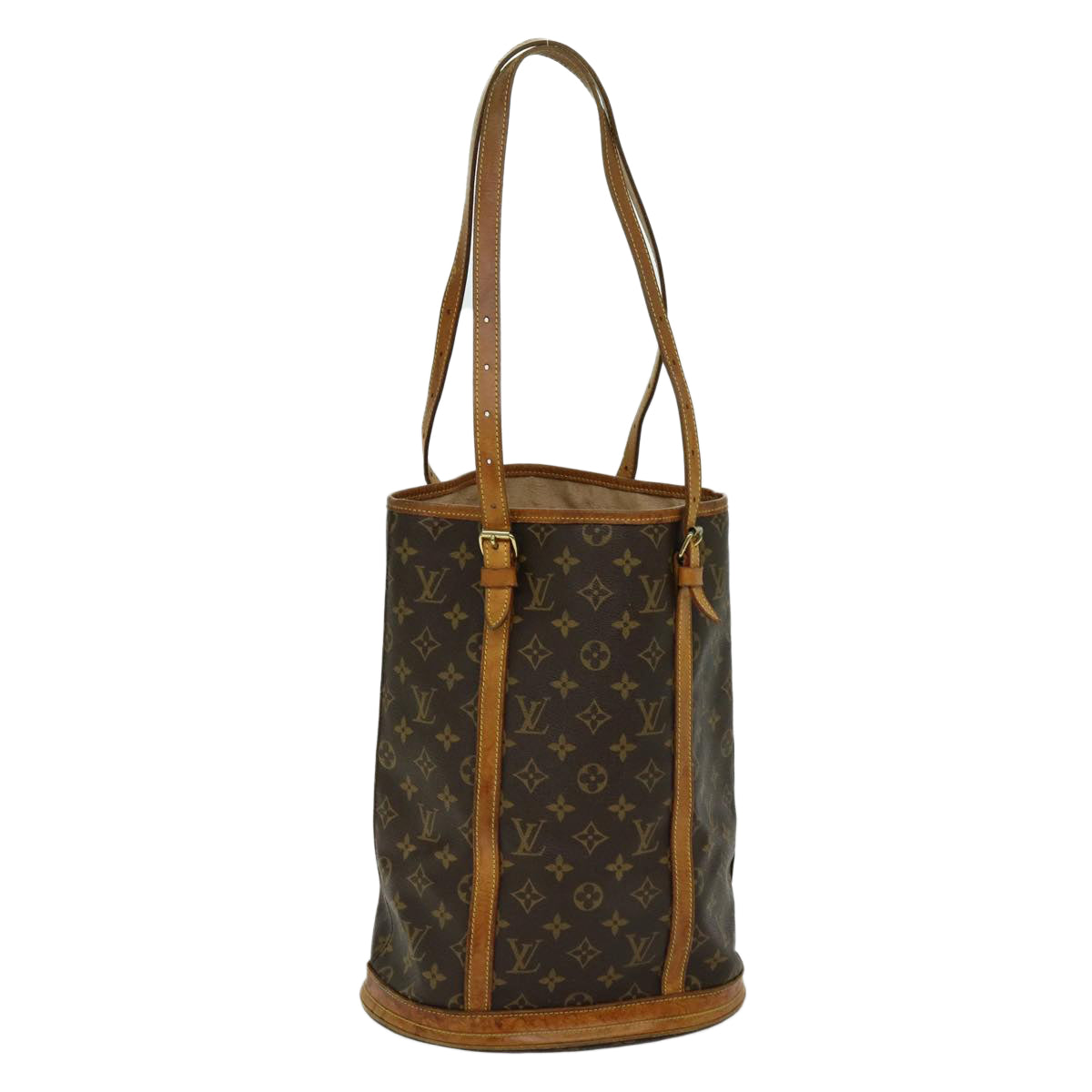 LOUIS VUITTON Monogram Bucket GM Shoulder Bag M42236 LV Auth 69429