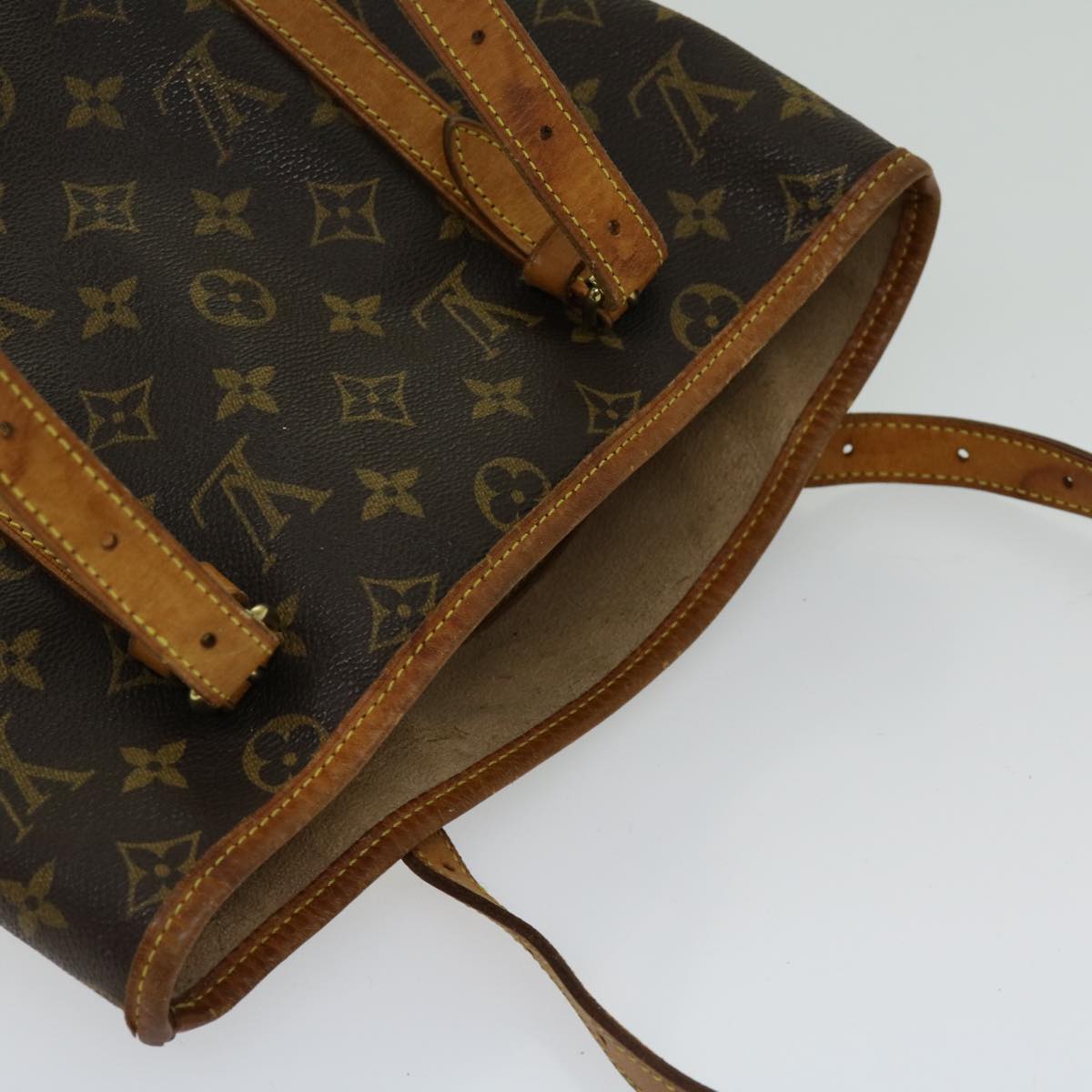 LOUIS VUITTON Monogram Bucket GM Shoulder Bag M42236 LV Auth 69429