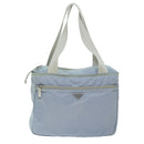PRADA Tote Bag Nylon Light Blue Auth 69439-13