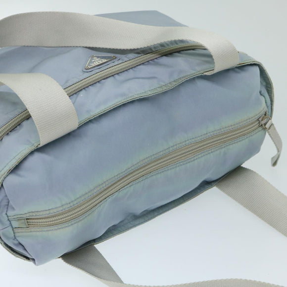 PRADA Tote Bag Nylon Light Blue Auth 69439