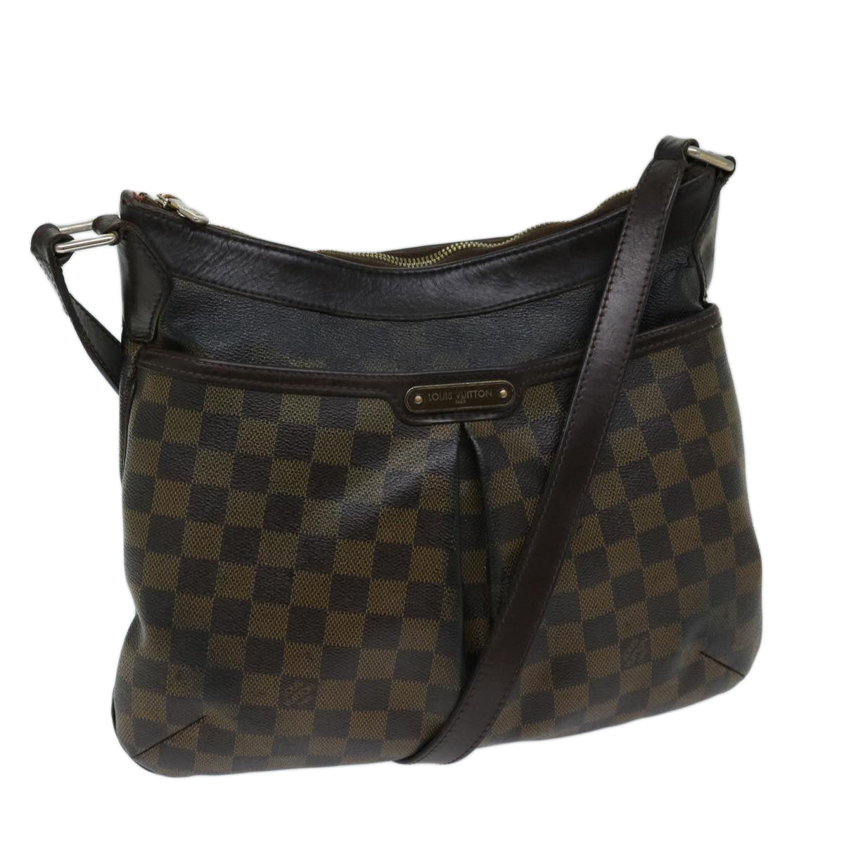 LOUIS VUITTON Damier Ebene Bloomsbury GM Shoulder Bag N42250 LV Auth 69469