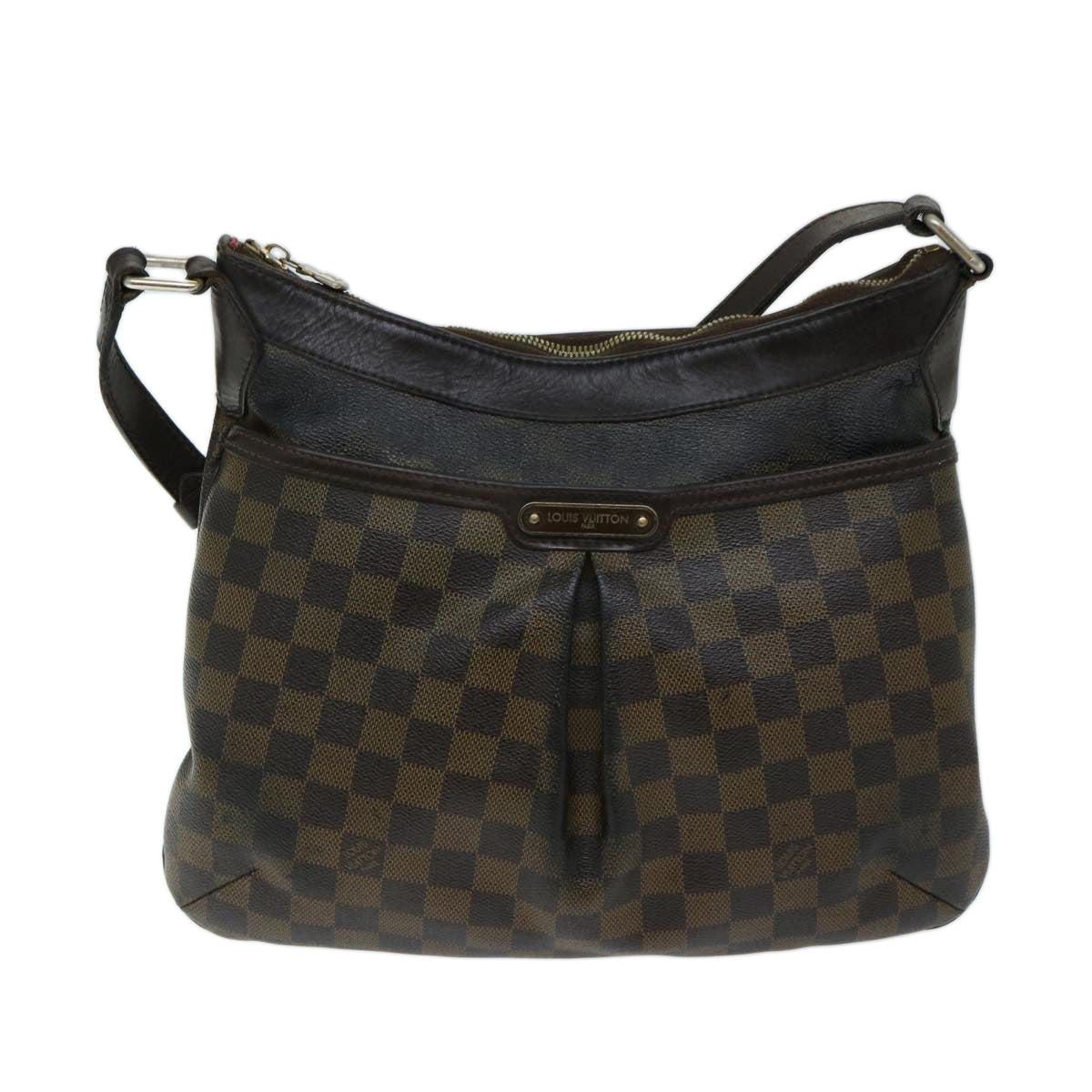 LOUIS VUITTON Damier Ebene Bloomsbury GM Shoulder Bag N42250 LV Auth 69469