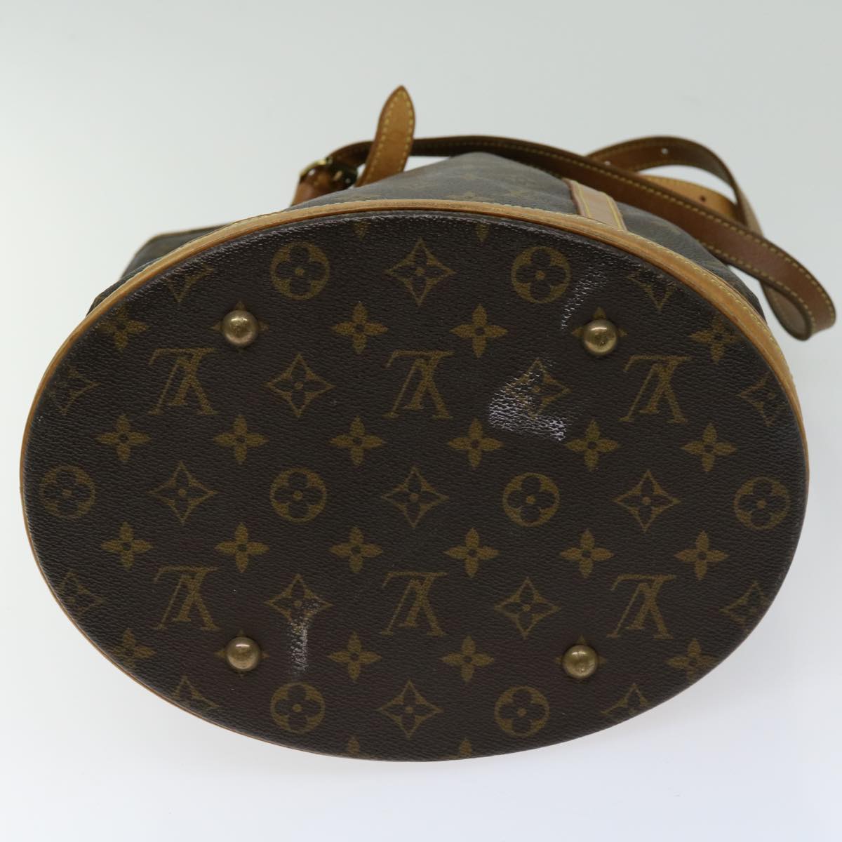 LOUIS VUITTON Monogram Bucket GM Shoulder Bag M42236 LV Auth 69474