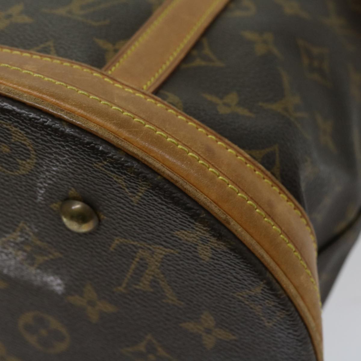 LOUIS VUITTON Monogram Bucket GM Shoulder Bag M42236 LV Auth 69474