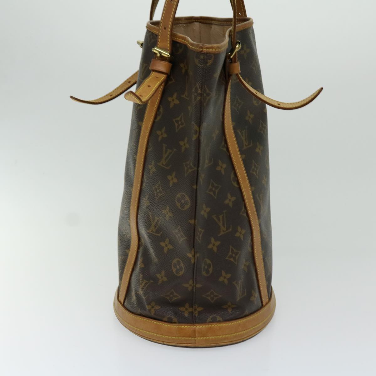 LOUIS VUITTON Monogram Bucket GM Shoulder Bag M42236 LV Auth 69474