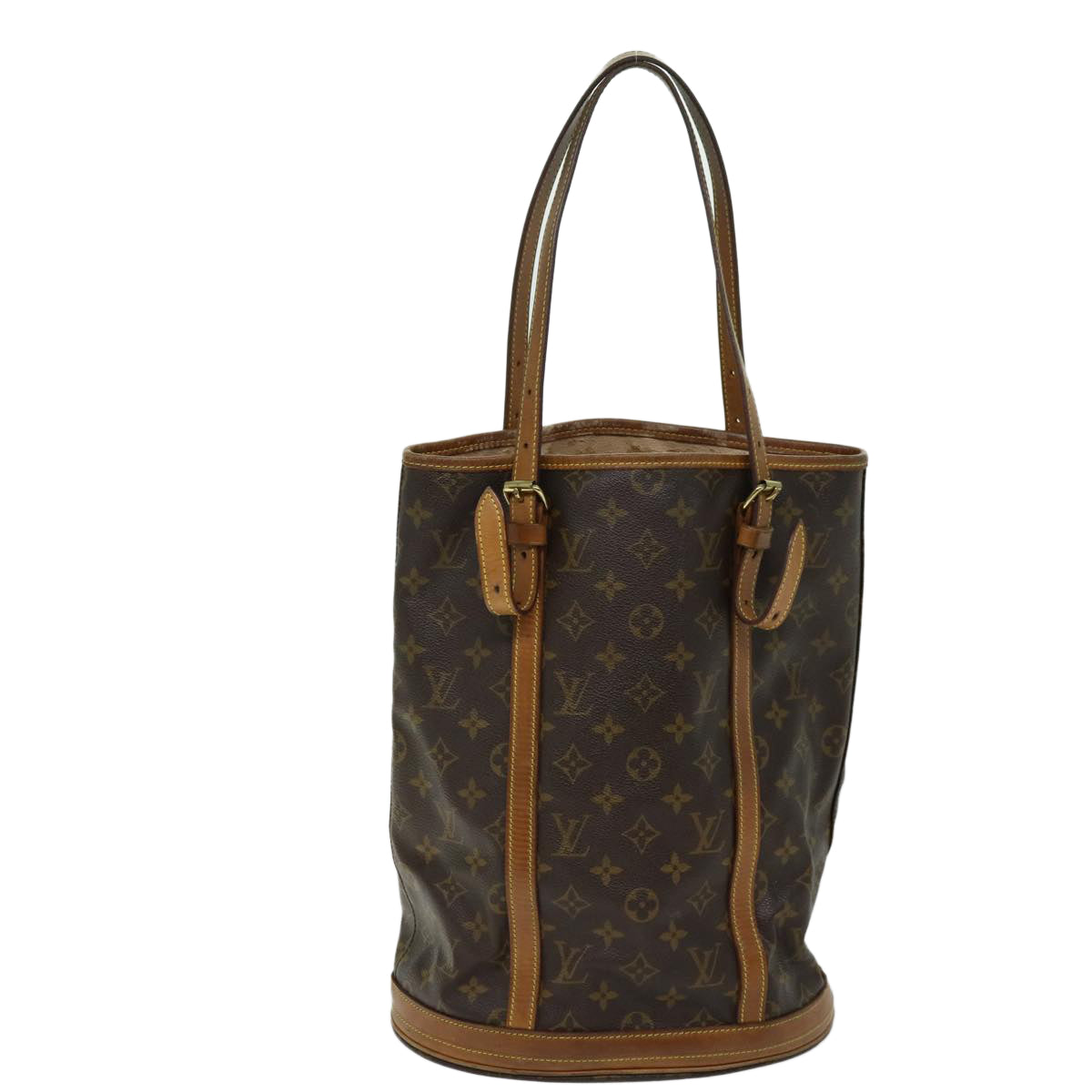 LOUIS VUITTON Monogram Bucket GM Shoulder Bag M42236 LV Auth 69475