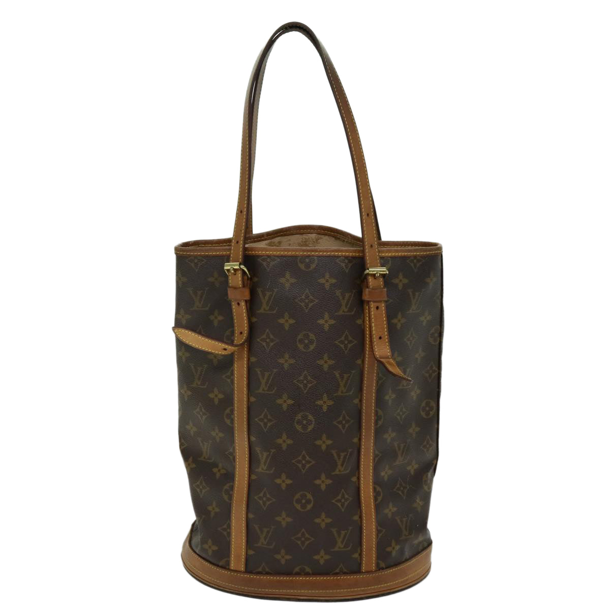 LOUIS VUITTON Monogram Bucket GM Shoulder Bag M42236 LV Auth 69475