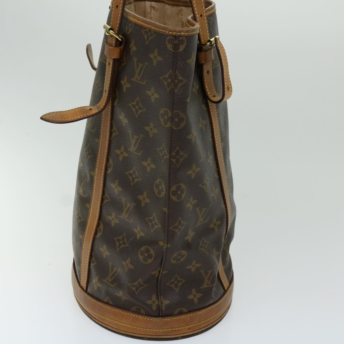 LOUIS VUITTON Monogram Bucket GM Shoulder Bag M42236 LV Auth 69475