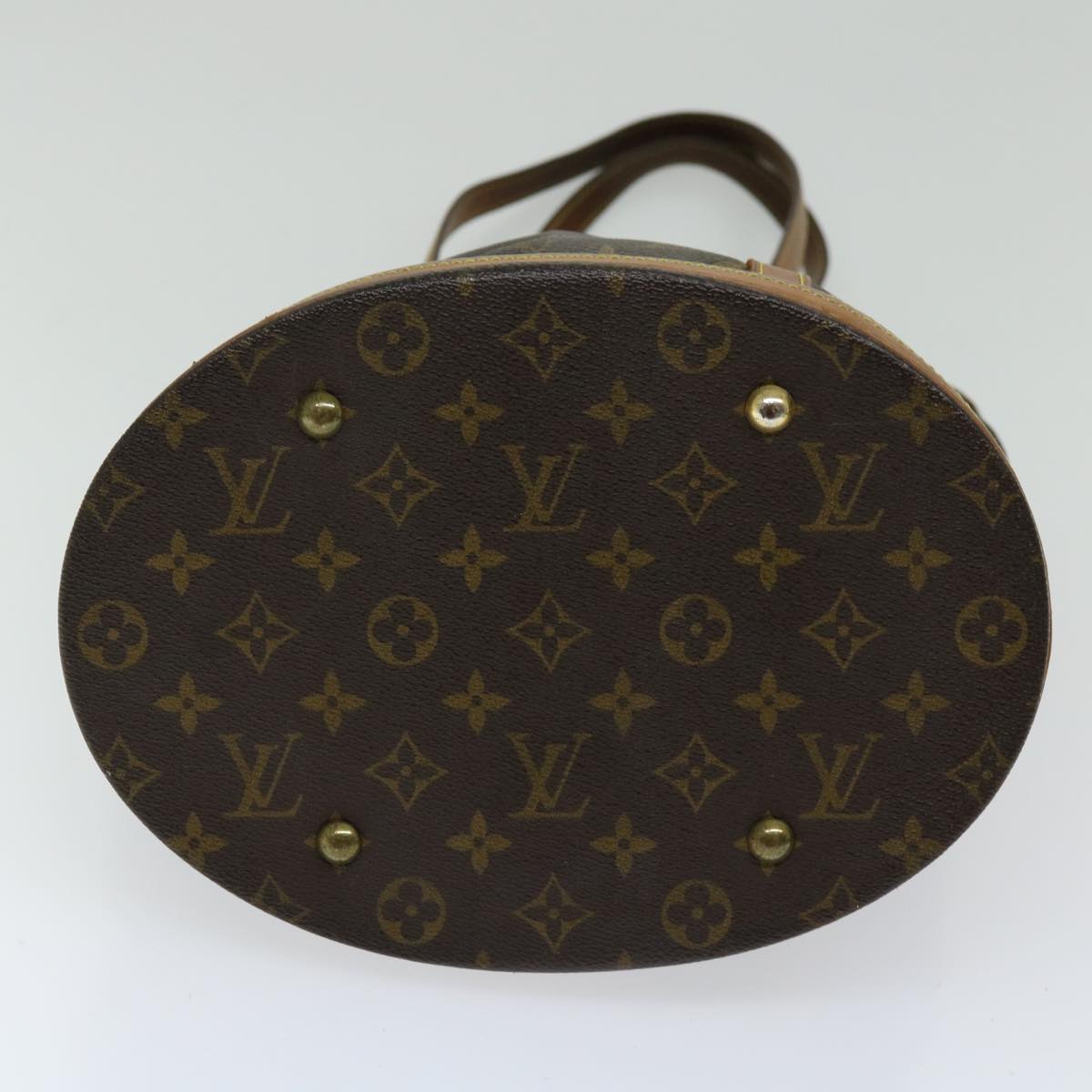 LOUIS VUITTON Monogram Bucket GM Shoulder Bag M42236 LV Auth 69475