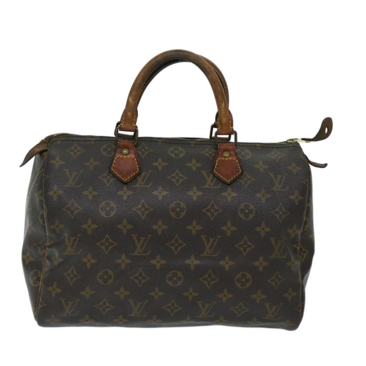 LOUIS VUITTON Monogram Speedy 30 Hand Bag M41526 LV Auth 69481