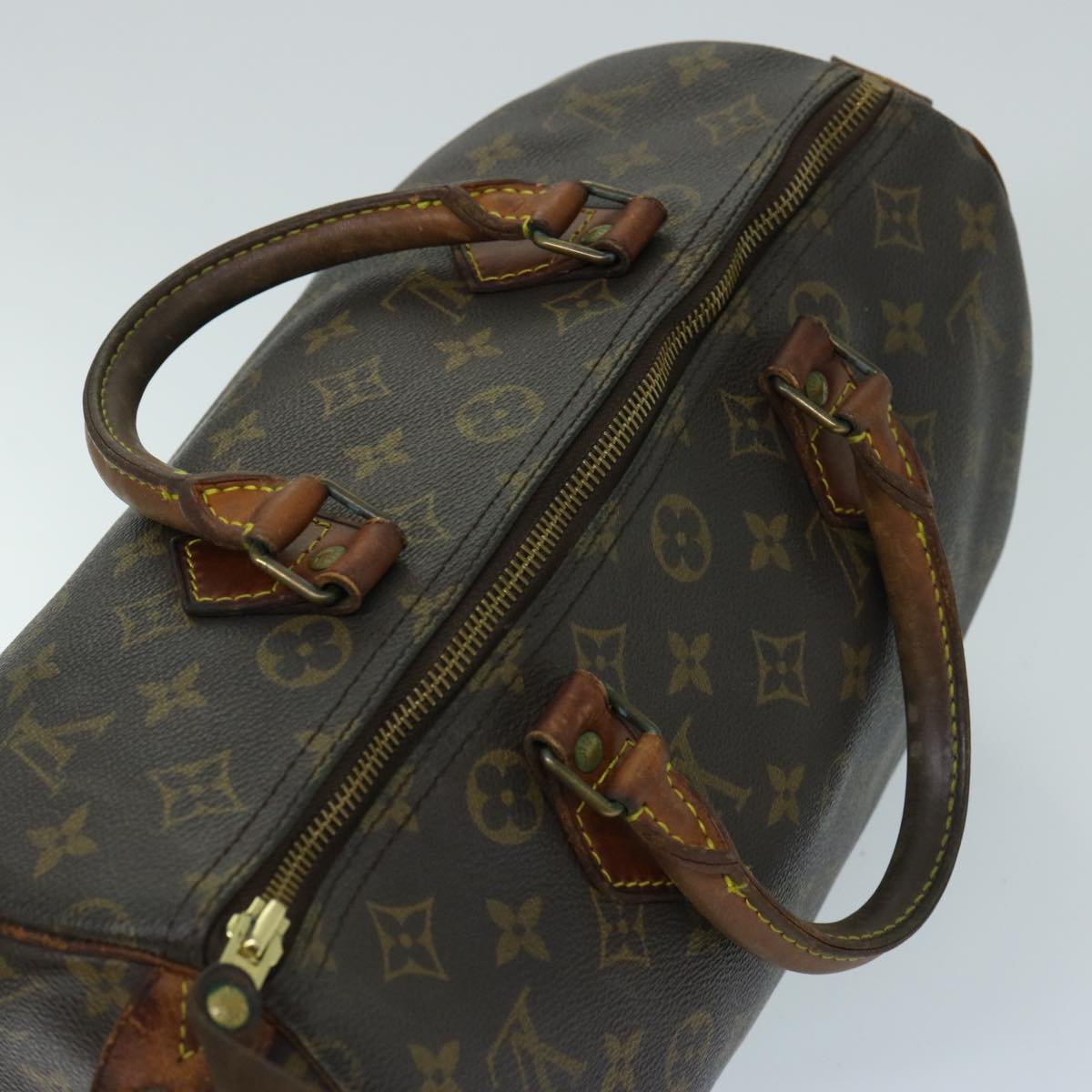 LOUIS VUITTON Monogram Speedy 30 Hand Bag M41526 LV Auth 69481