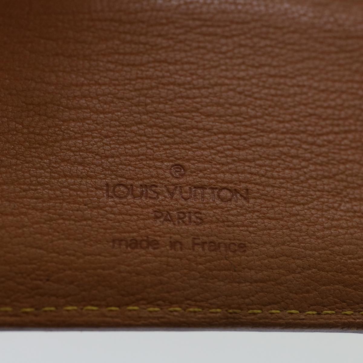 LOUIS VUITTON Nomad Leather Agenda MM Day Planner Cover Beige R20473 Auth 69494