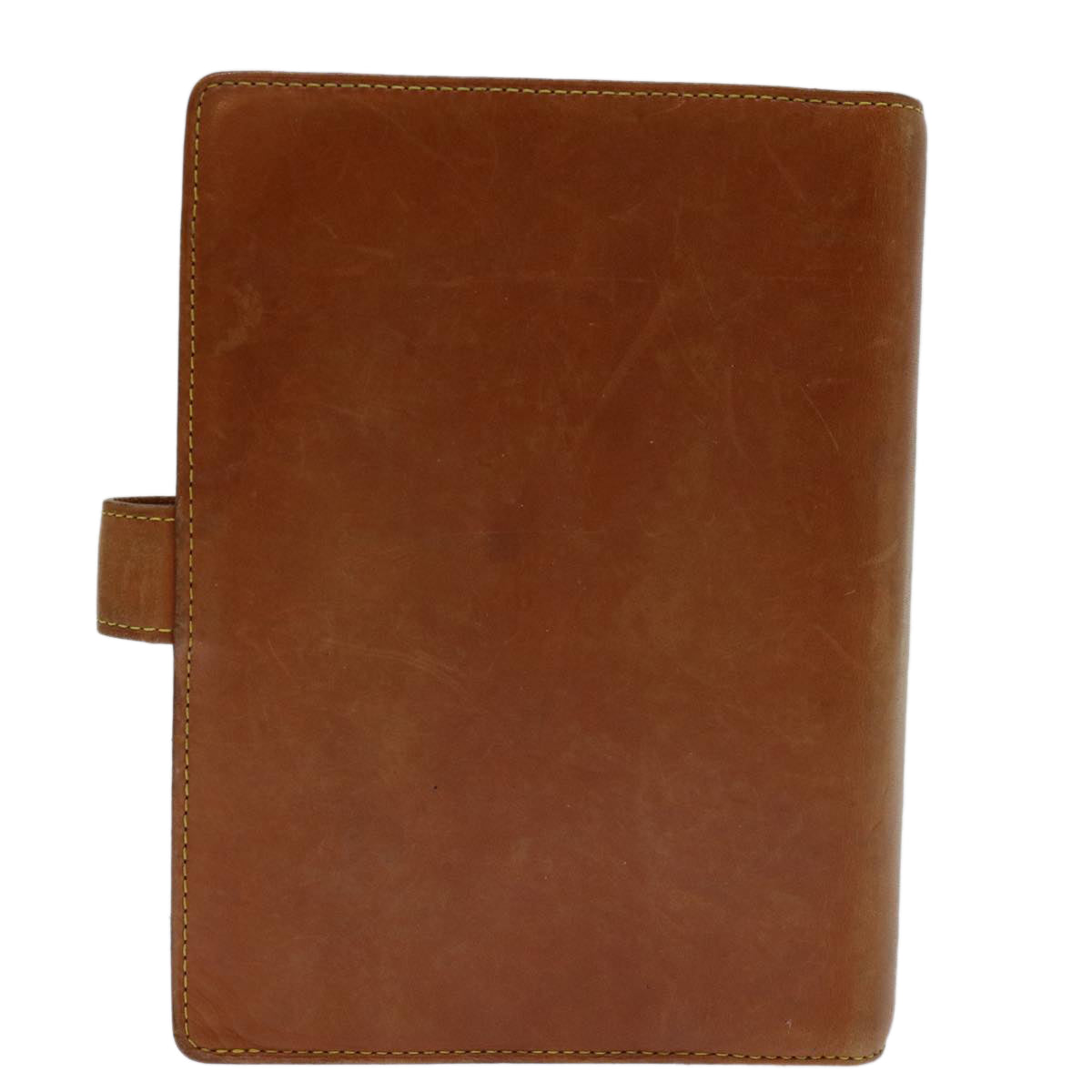 LOUIS VUITTON Nomad Leather Agenda MM Day Planner Cover Beige R20473 Auth 69494 - 0