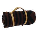 LOUIS VUITTON Pred Karakoram Blanket Wool Brown M74966 LV Auth 69497-1