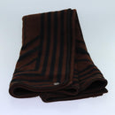 LOUIS VUITTON Pred Karakoram Blanket Wool Brown M74966 LV Auth 69497-16
