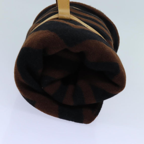 LOUIS VUITTON Pred Karakoram Blanket Wool Brown M74966 LV Auth 69497