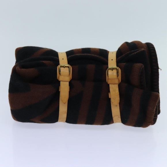LOUIS VUITTON Pred Karakoram Blanket Wool Brown M74966 LV Auth 69497