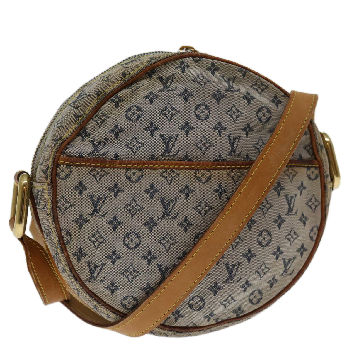 LOUIS VUITTON Monogram Mini Jeanne GM Shoulder Bag Blue M92000 LV Auth 69508