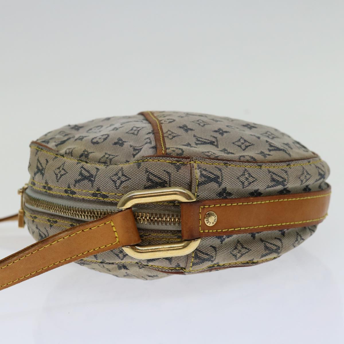 LOUIS VUITTON Monogram Mini Jeanne GM Shoulder Bag Blue M92000 LV Auth 69508