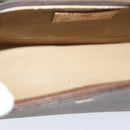 ETRO Hand Bag PVC Leather 2way Brown Auth 69510-10