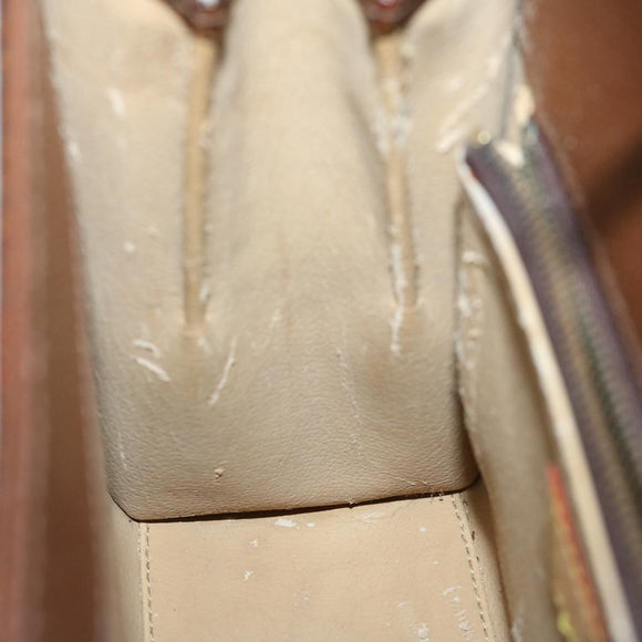 ETRO Handtasche PVC Leder 2-Wege Braun Original 69510