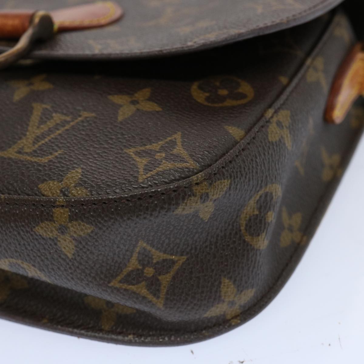 LOUIS VUITTON Monogram Saint Cloud MM Shoulder Bag M51243 LV Auth 69511