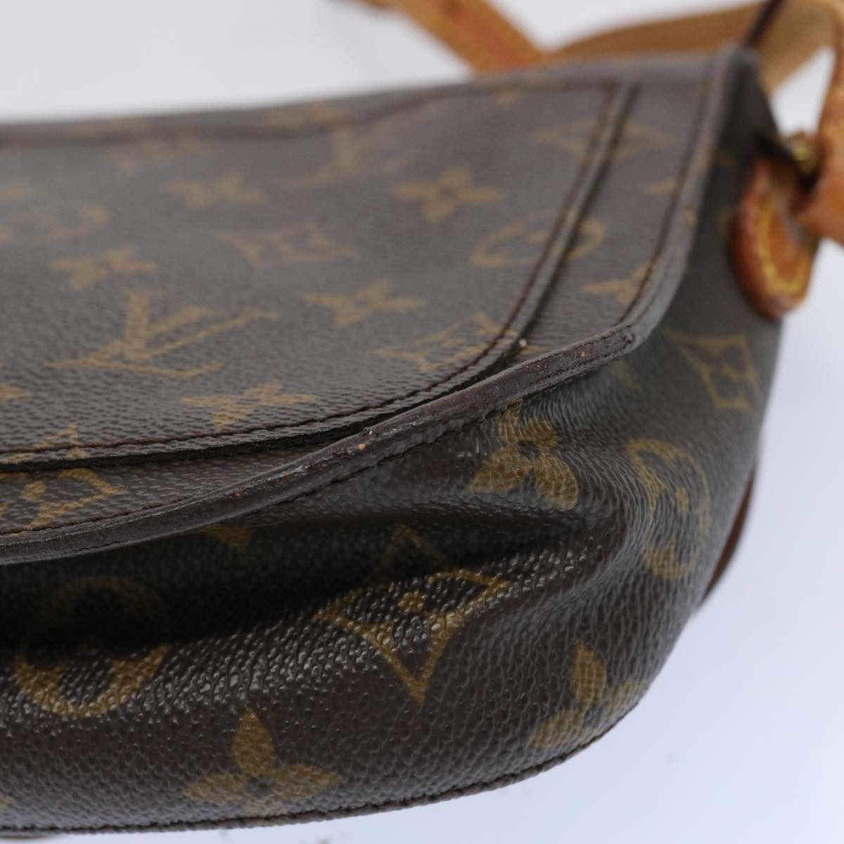 LOUIS VUITTON Monogram Saint Cloud MM Shoulder Bag M51243 LV Auth 69511