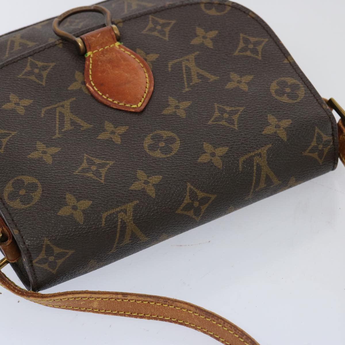 LOUIS VUITTON Monogram Saint Cloud MM Shoulder Bag M51243 LV Auth 69511