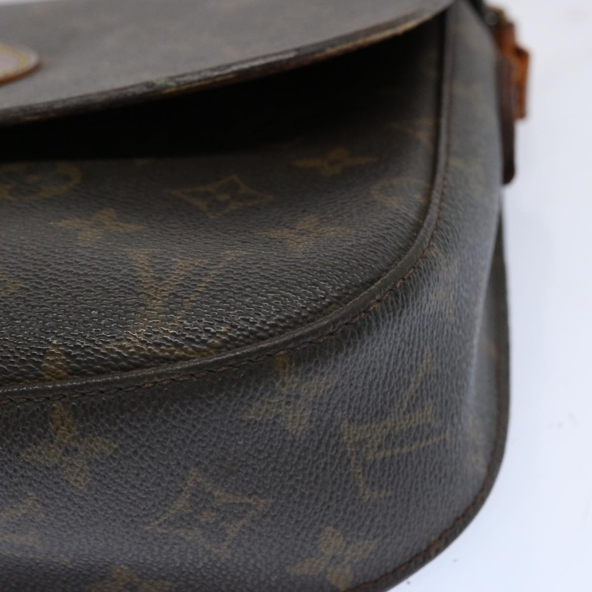 LOUIS VUITTON Monogram Saint Cloud GM Shoulder Bag M51242 LV Auth 69512