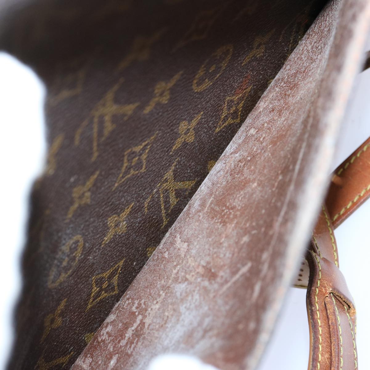 LOUIS VUITTON Monogram Saint Cloud GM Shoulder Bag M51242 LV Auth 69512