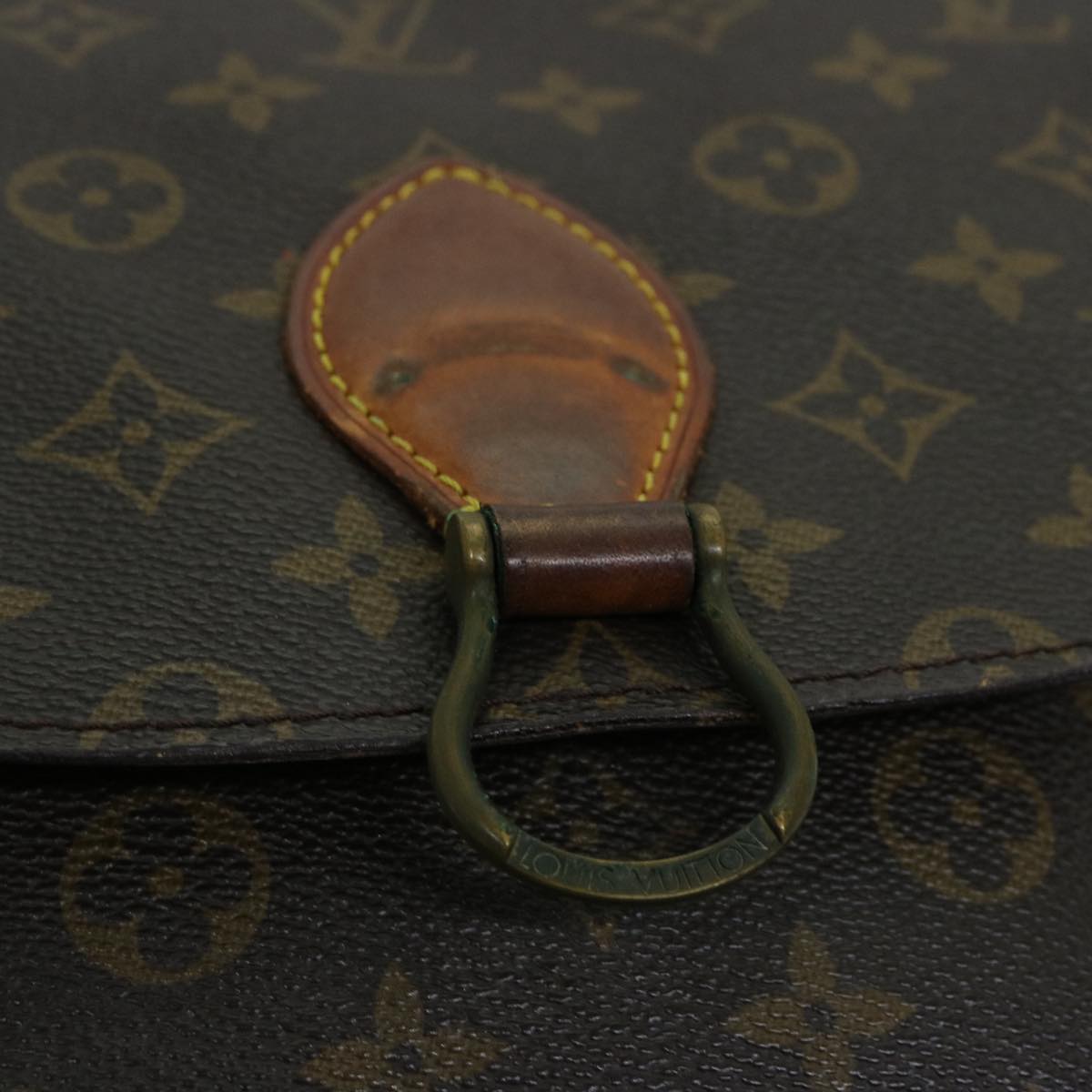 LOUIS VUITTON Monogram Saint Cloud GM Shoulder Bag M51242 LV Auth 69513